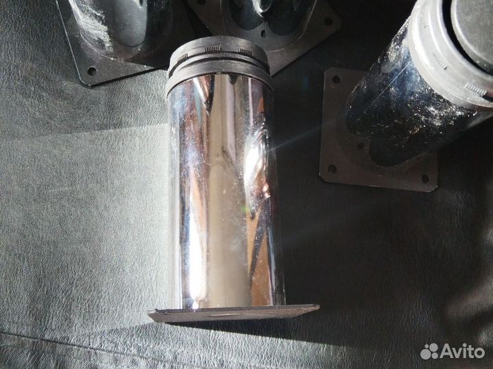 Ножка хромированая 120*5