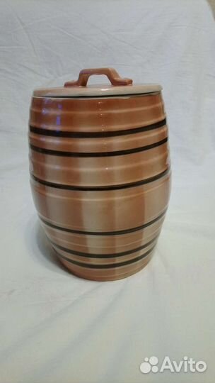 Горшок, бочка, керамическая СССР зск Куйбышев