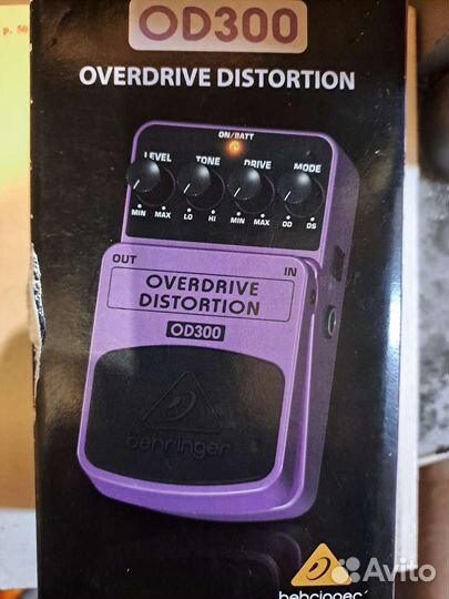 Гитарная педаль overdrive distortion. OD 300