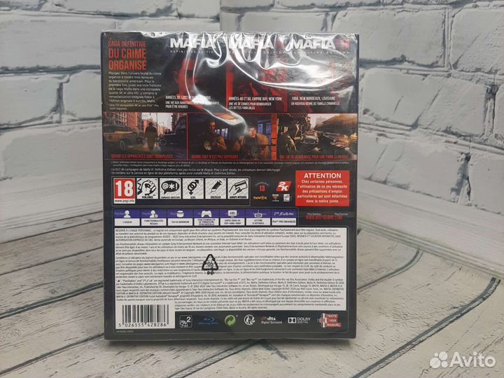 Mafia trilogy (PS4, новый, русские субтитры)