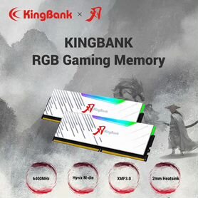 DDR5 KingBank 32Gb (16Gbх2) 6400Mhz, CL32, новая