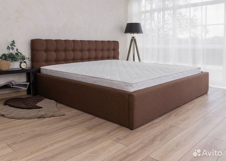 Кровать 180х200 с мягким изголовьем Марсель