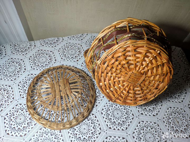 Корзина плетеная,лоза