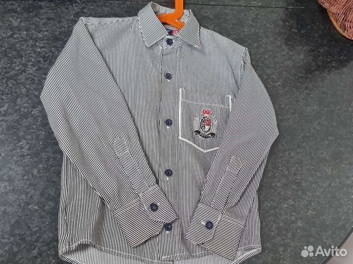 Пиджак с рубашкой 4-5 лет