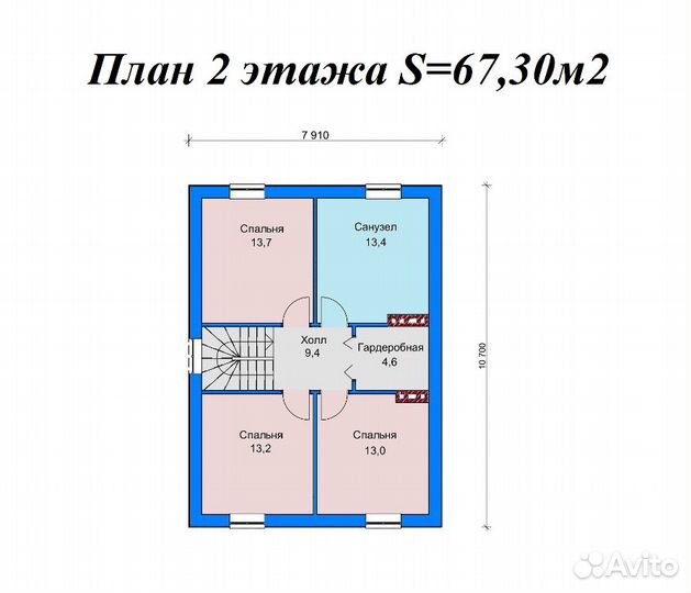 Проекты домов для ипотеки и строительства - 135 м2
