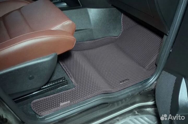 Автоковры Eva Volkswagen golf 6 с бортиком Ева