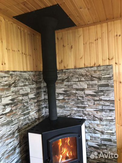 Печь Камин этна (бкд) угловой 