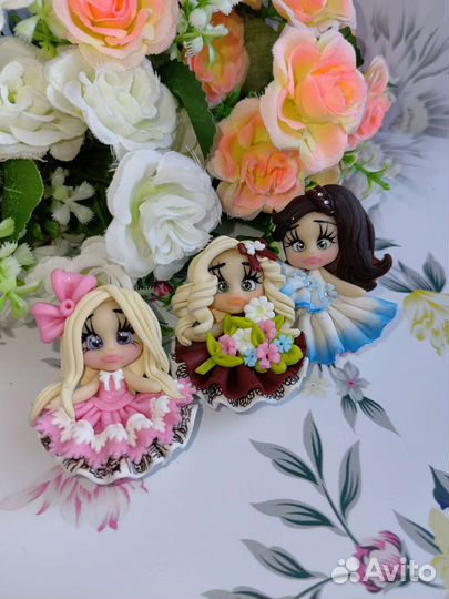 Куколки из полимерной глины