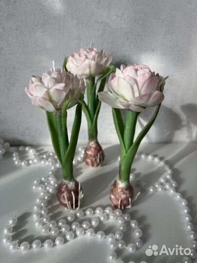 Свеча тюльпан