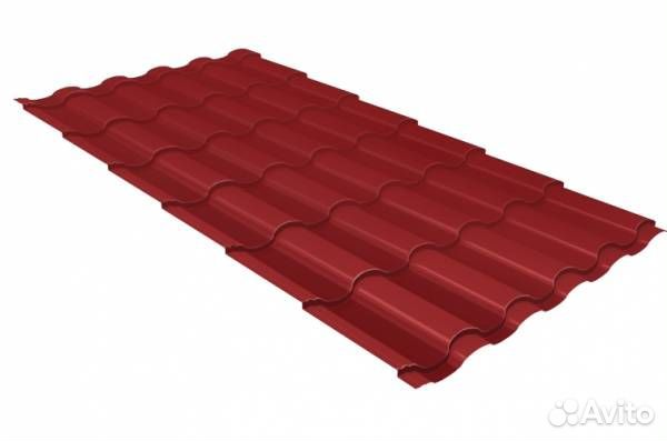 Металлочерепица Grand Line Kredo, 0,45 PE Zn 100