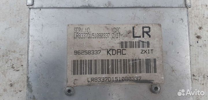 Эбу Chevrolet Daewoo Дэу Шевроле