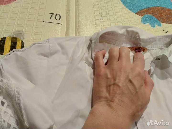 Новые блузки рубашки на девочку 140, 152