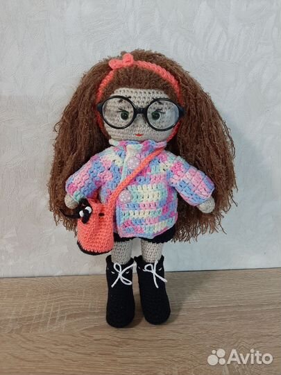 Кукла вязаная крючком ручная работа
