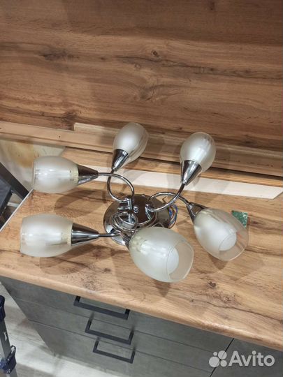 Люстра потолочная бу