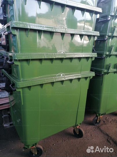 Мусорный Пластиковый Контейнер 1100л C1610