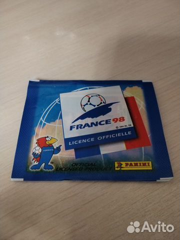 Чемпионат Мира 1998 пакетики панини объявление продам