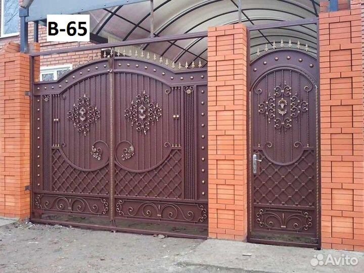 Ворота кованые