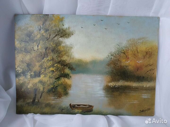 Картины маслом, осенний пейзаж