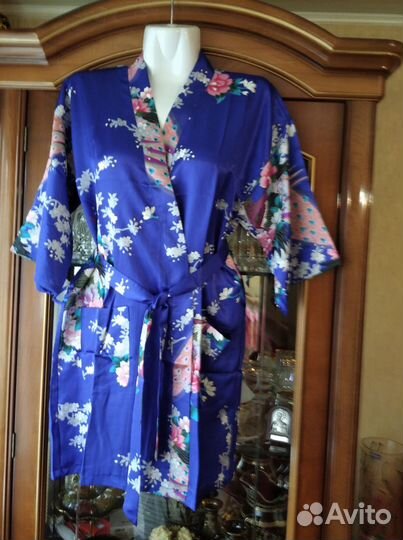 Шелковый халат