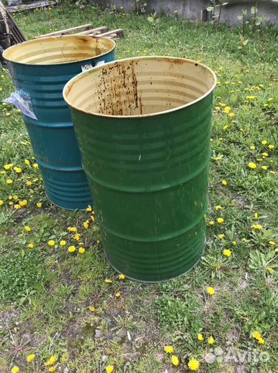 Бочка металлическая б/у 200 литров
