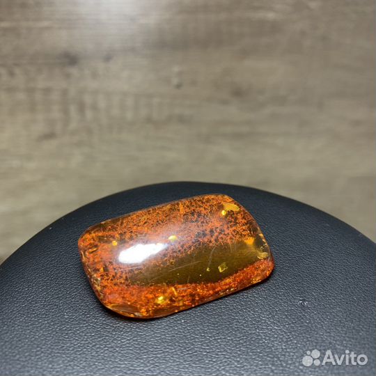 Янтарная Брошь Винтаж Ретро