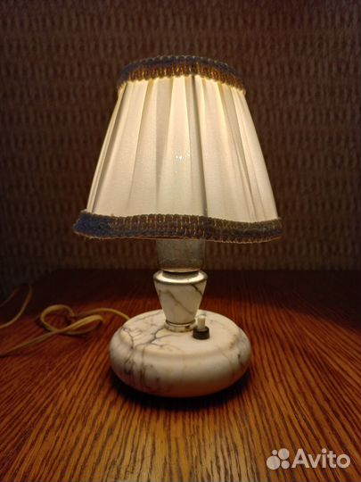 Мраморная лампа Грибок 50-60 годы