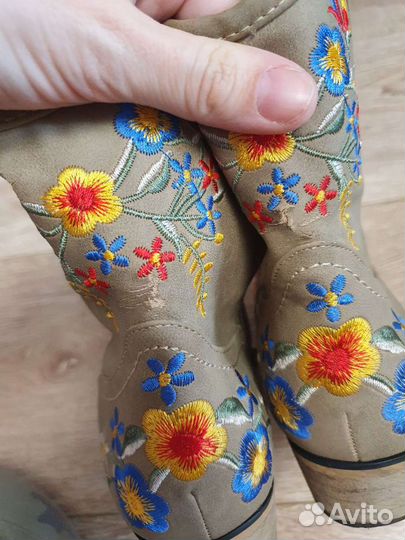 Сапоги осень весна женские