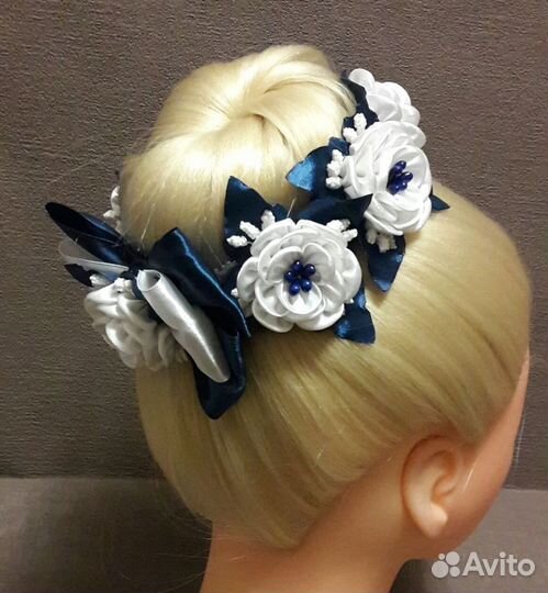 Повязка на пучок. Резинка