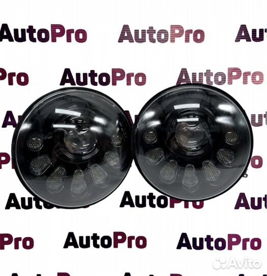 Светодиодные LED фары на Ладу Ниву