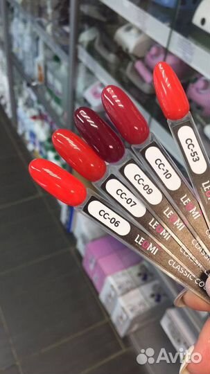 Гель-лаки красных оттенков огромный выбор
