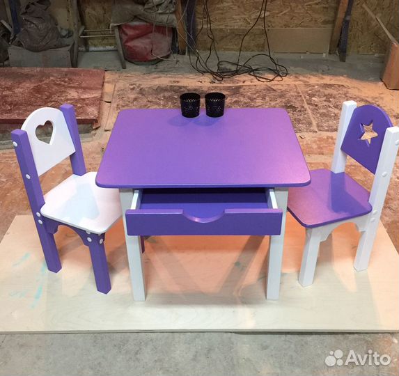 Стол и стул детские