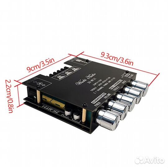 ZK-MT21 цифровой усилитель мощности с сабвуфером