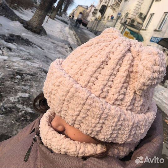 Шапка шарф труба