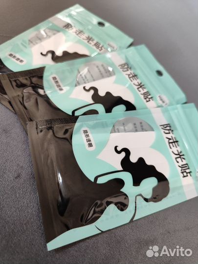 Наклейки двусторонние, держатель для платков