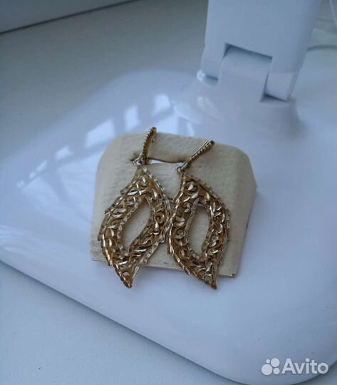 Серьги серебро