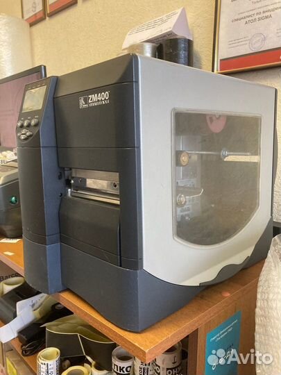 Принтер для печати штрих кода Zebra ZM400 300 dpi