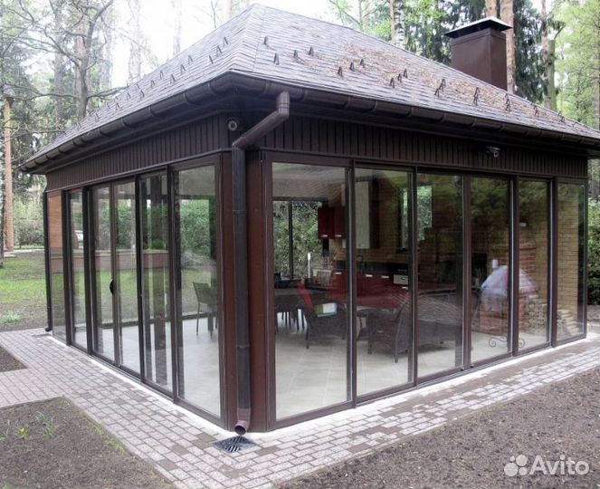 Окна на веранду