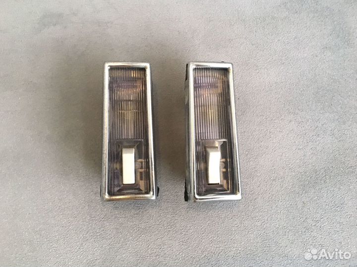 Плафоны освещения салона с хром рамкой Ваз 2101-07