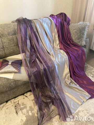 Шторы, тюль, наволочки для декоративных подушек