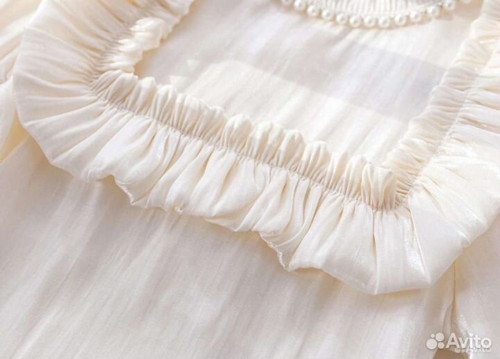 Блузка белая школьная новая р.130