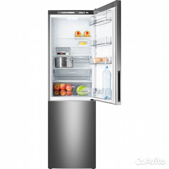Холодильник атлант. Новый. 187 см. Серебристый