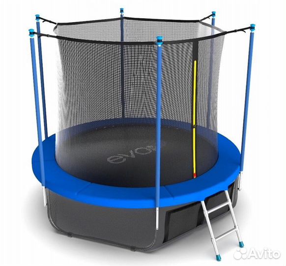 Батут EVO jump Internal 8ft Sky + нижняя сеть
