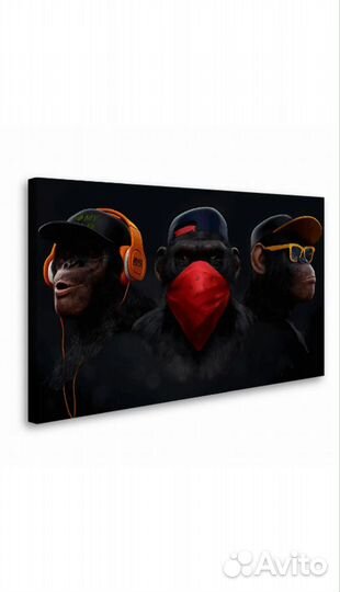 Картина три обезьяны