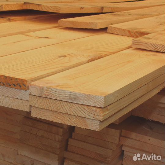 Качественные доски лиственницы 25x100 мм, строганная поверхность