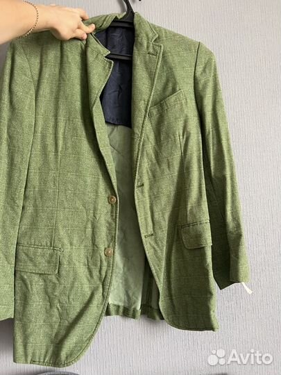 Пиджак мужской зеленый piombo Италия