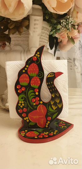 Салфетница ручной росписи