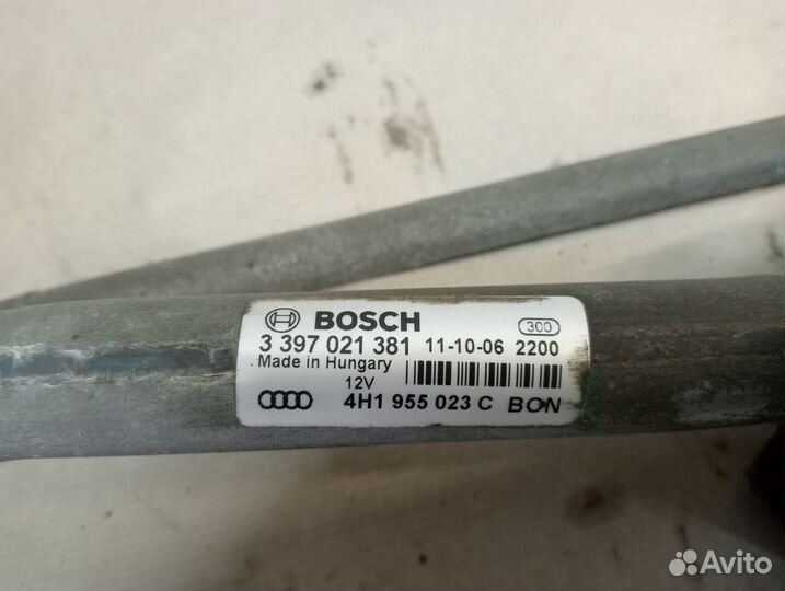 Трапеция дворников с мотором Ауди А8 Д4