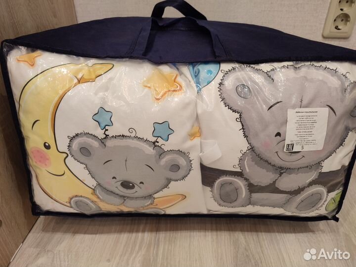 Комплект (бортики+ постельное) в кроватку