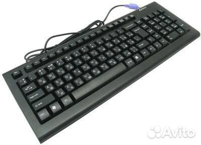 Клавиатура A4Tech KB-820 PS/2 черный