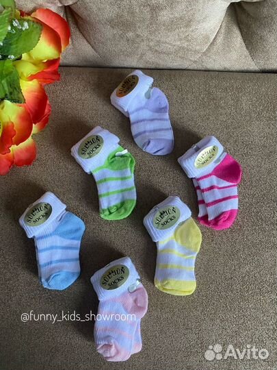 Носочки для новорожденного